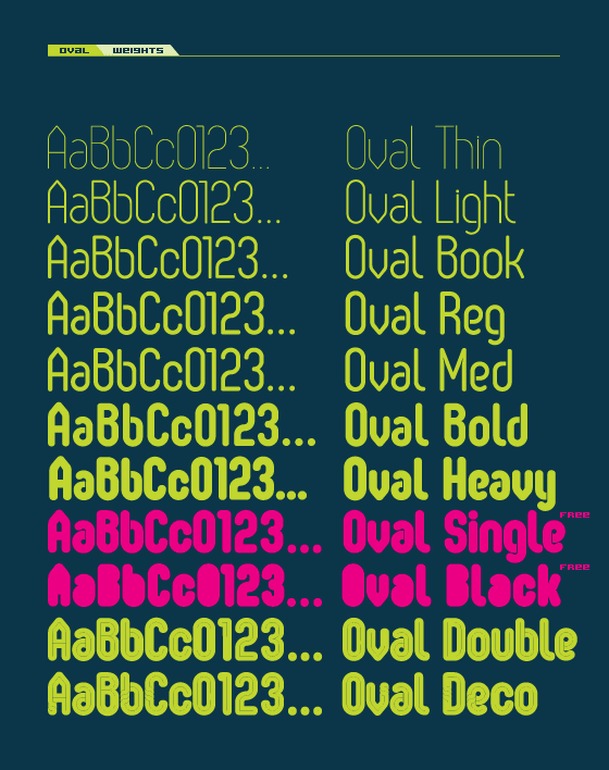 font fonts rounded free fresh double poster flyer Web site elegant awesome contemporary