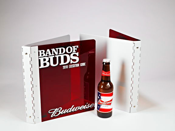 Budweiser band of buds Truck Wrap Binder