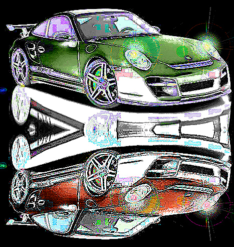 Auto Cars digital art abstract color creative