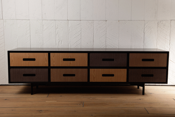 furniture komoda styl industrialny mebel modułowy biurko table wood design Office Design desk