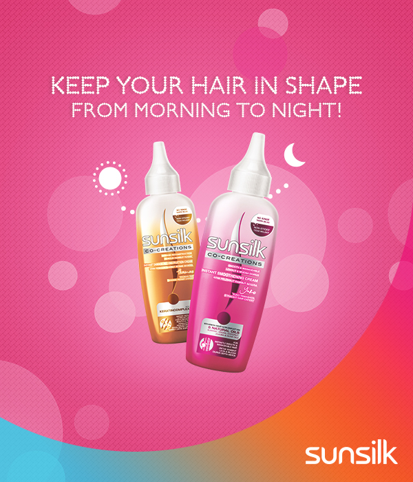 Sunsilk malaysia shampoo hair design Faceboo twitter colorful photoshop