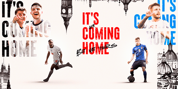 It's Coming Home | England vs Italy | EURO 2020