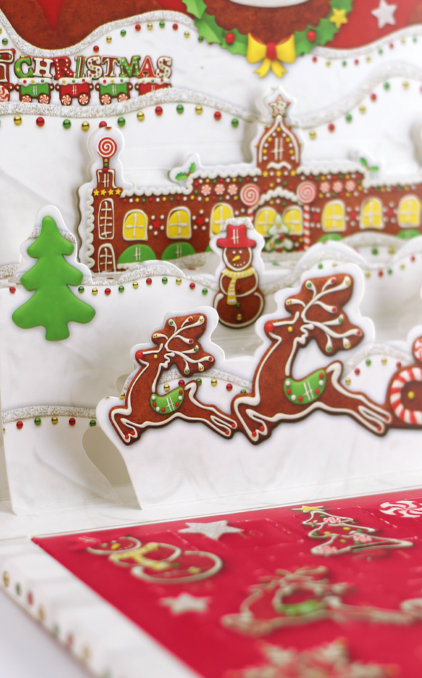 Christmas Food  CONFECTIONARY Candy Sweets 3D icing Gingerbread Candy Cane CGI