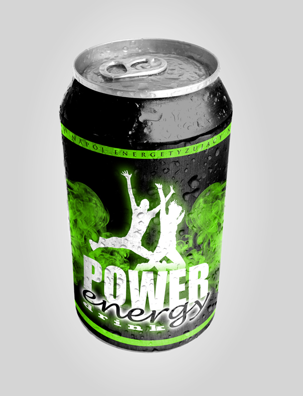 power energy drink design