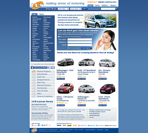 Lancaster Vehicle Solutions Website