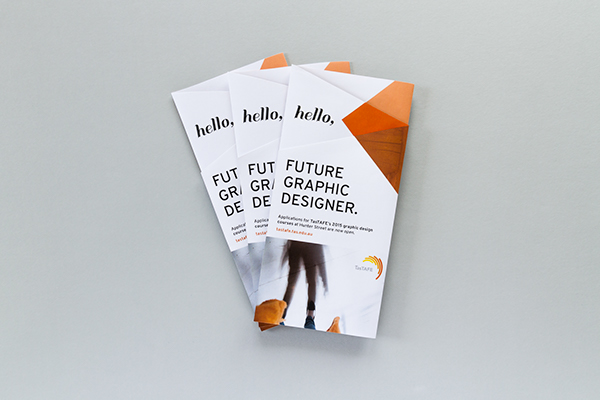 brochure print hello orange