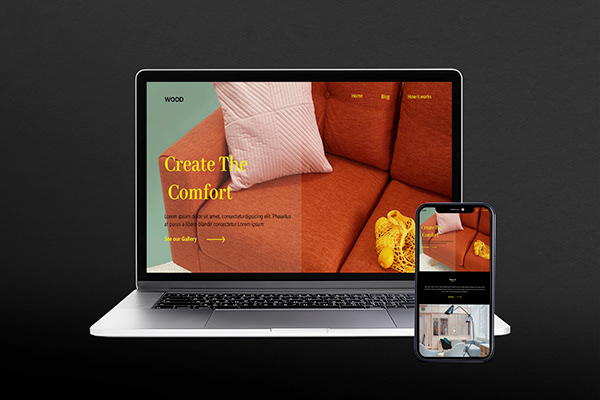 UI design for furniture website