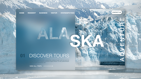 Alaska Homepage re-design