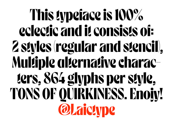 Eklektyk Typeface