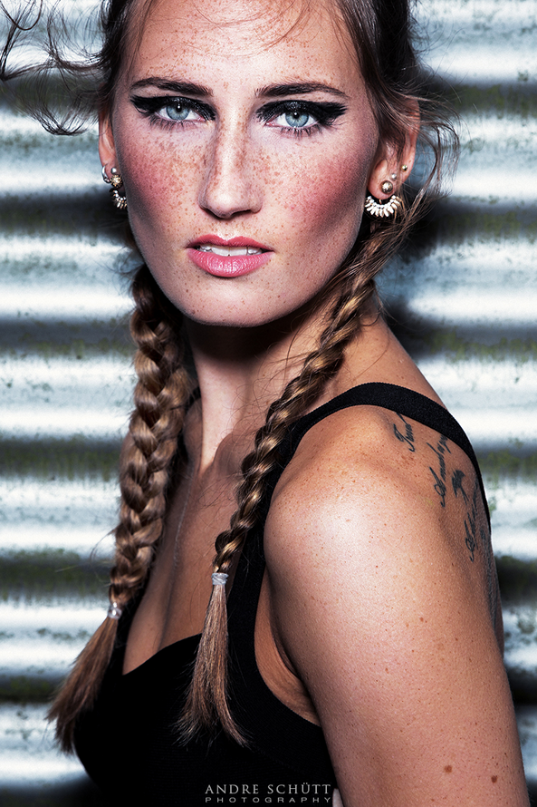 model freckels onlocation shooting Fashion  portraits