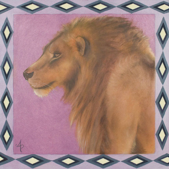 animal art lion painting animal painting lion illustration safari
