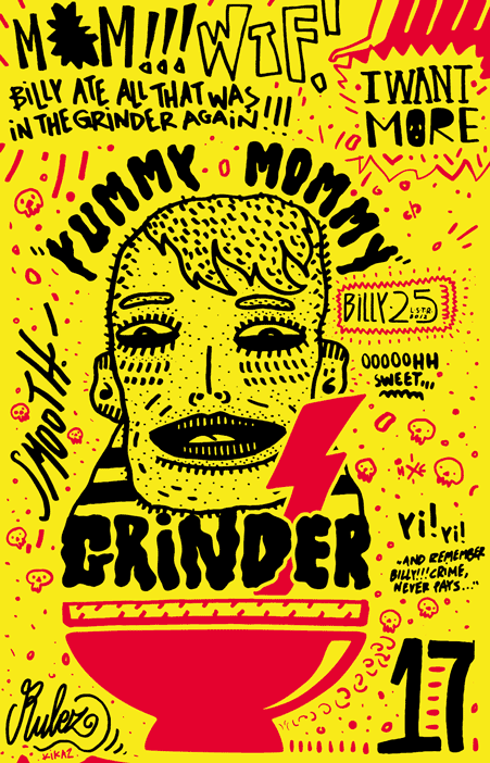 Character design grotesque Character print