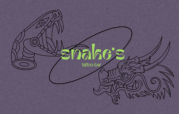 Concept project of tattoo-bar "SNAKE/S" * "SNAKE STYLE"