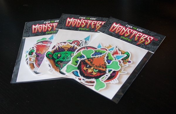 monsters stickers