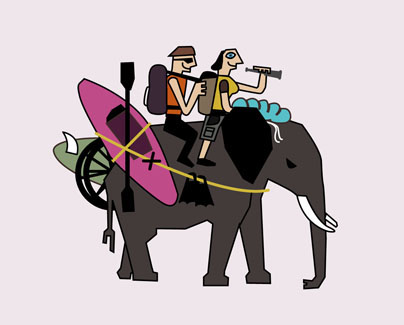 travel adventure logo