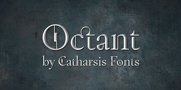 Octant — a steampunk serif font