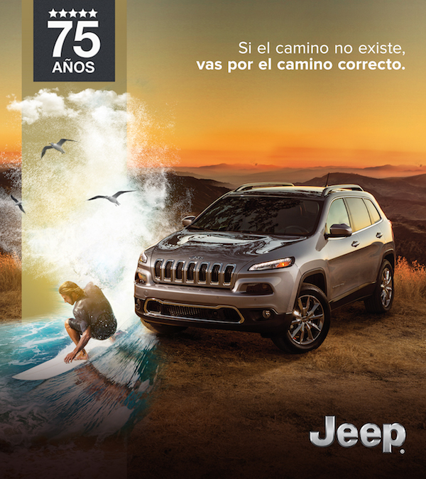 jeep 75th Anniversary 75 aniversario Wrangler print ad