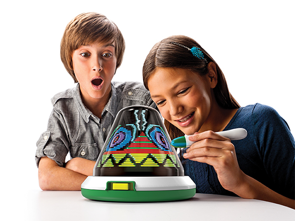 creative children digital Crayola package design toy Creativity light