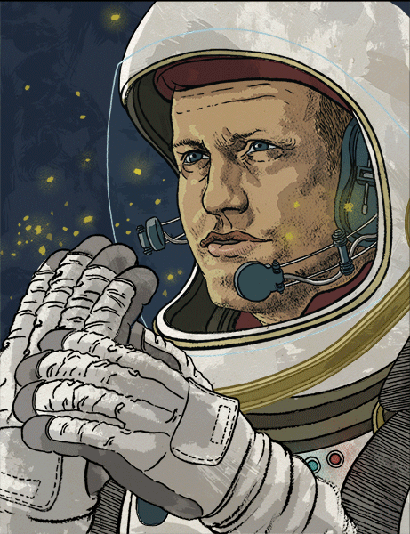 NEIL ARMSTRONG gif spacesuit