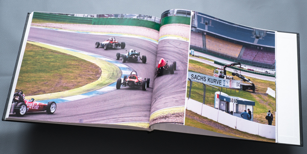 book  motorsport Racing oldtimer youngtimer Hockenheimring Buchgestaltung Rennsport fotografie freethebook