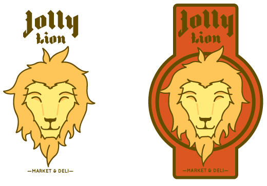 simple clean lion