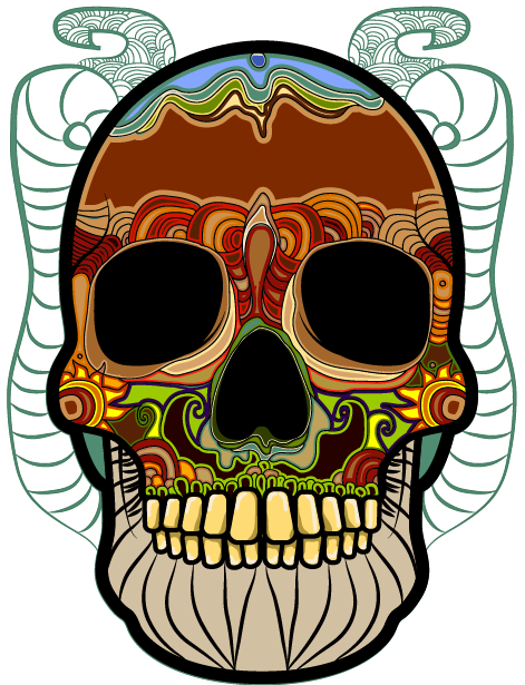 skull vector vector art adobe illustrator diseño gráfico vector tuts