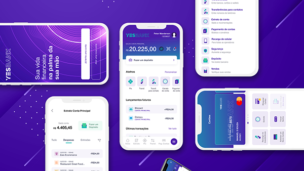 YesBank App & Internet Banking - UX/UI Design