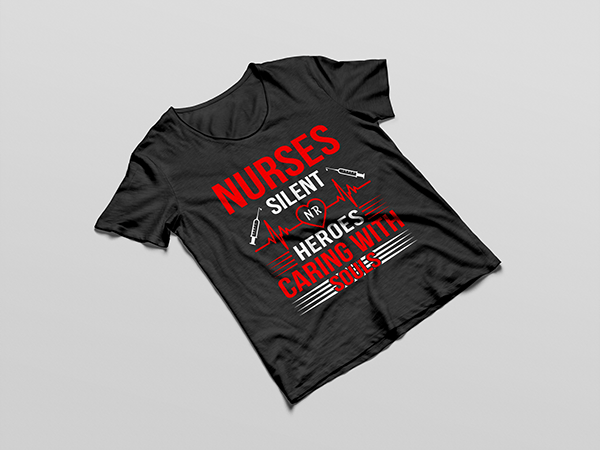 Nurse T-shirt design.