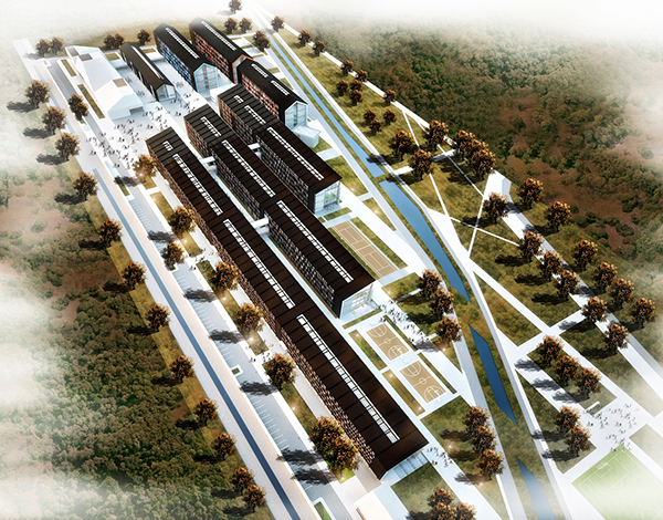  MEB Campus in Igdr architectural competition on Behance