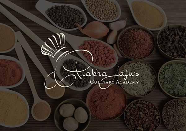 visual identity Food  culinary academy pastel warm spice indian dessert