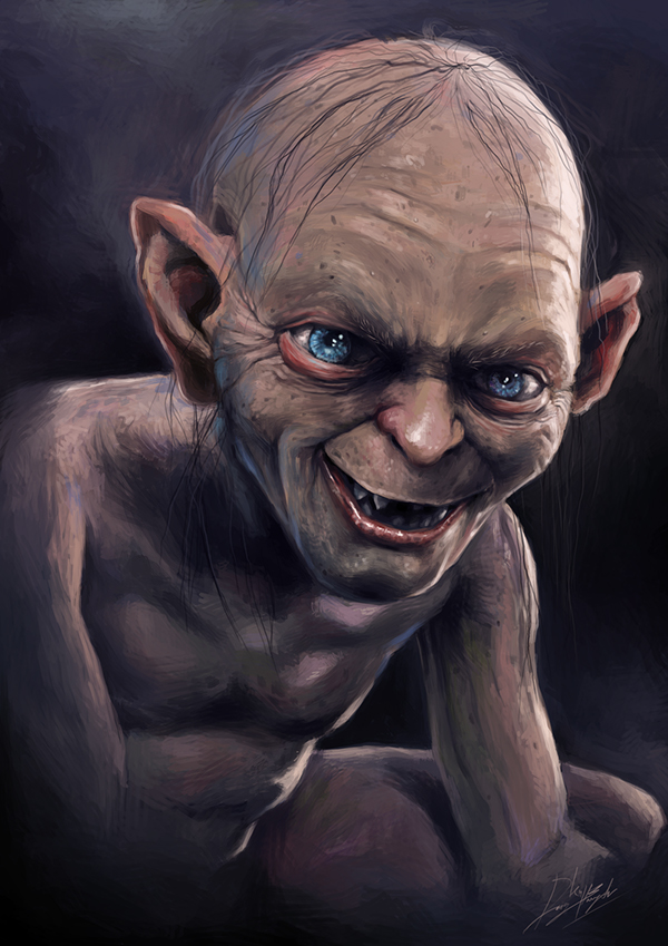 video Theoretisch Haan Digital painting - Lord of The Rings on Behance
