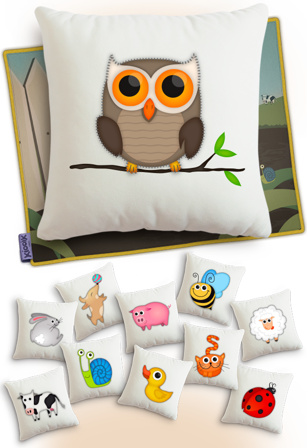 memory game pillow matching app iPad kids children characters