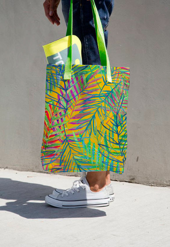 Design textile tropiques coussin cushion Tote Bag chemisier shirt Fashion  home summer 2018
