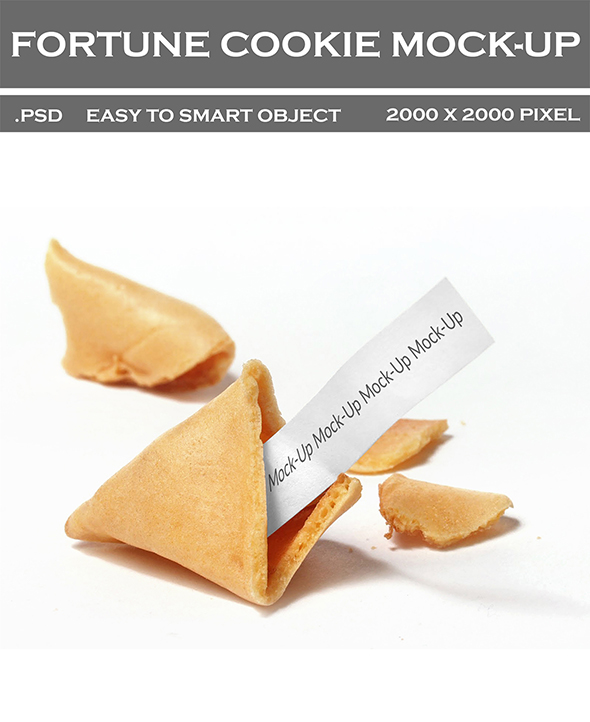 fortune cookie mock-up free graphic template free mockup 