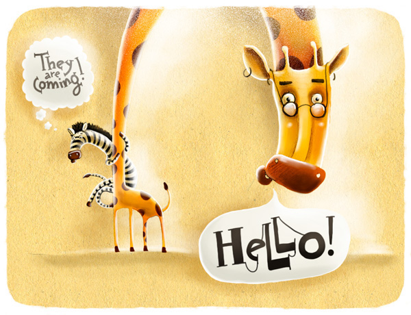 zebra site www design giraffe video Love calm smile