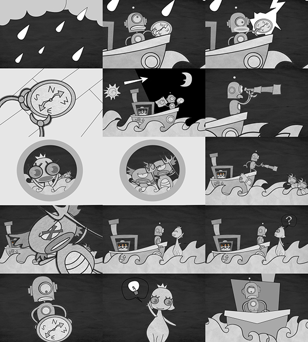 robot Squid 2D filipino