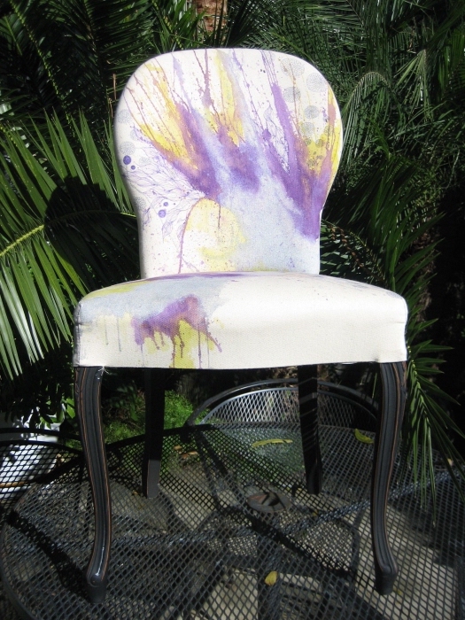 chairs paint fabric Fabric Painting home