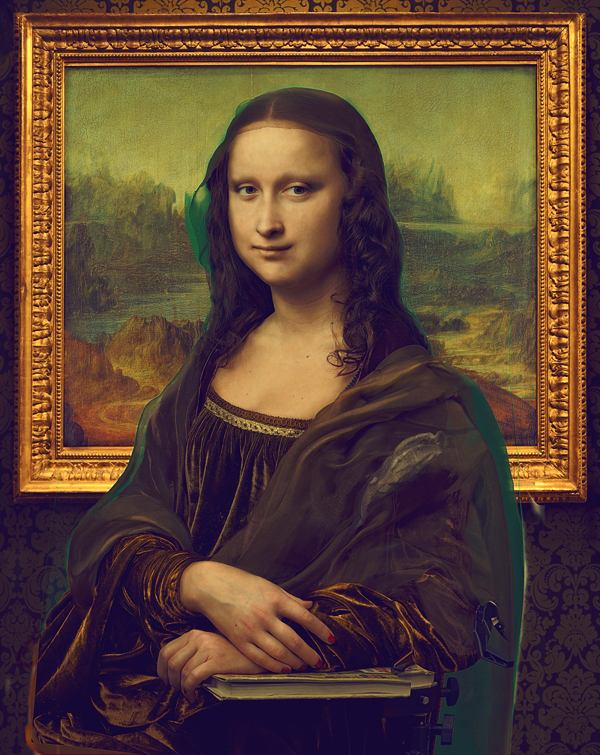 Mona Lisa tadao cern Da Vinci Leonardo Mimic reveal the truth gallery recreation