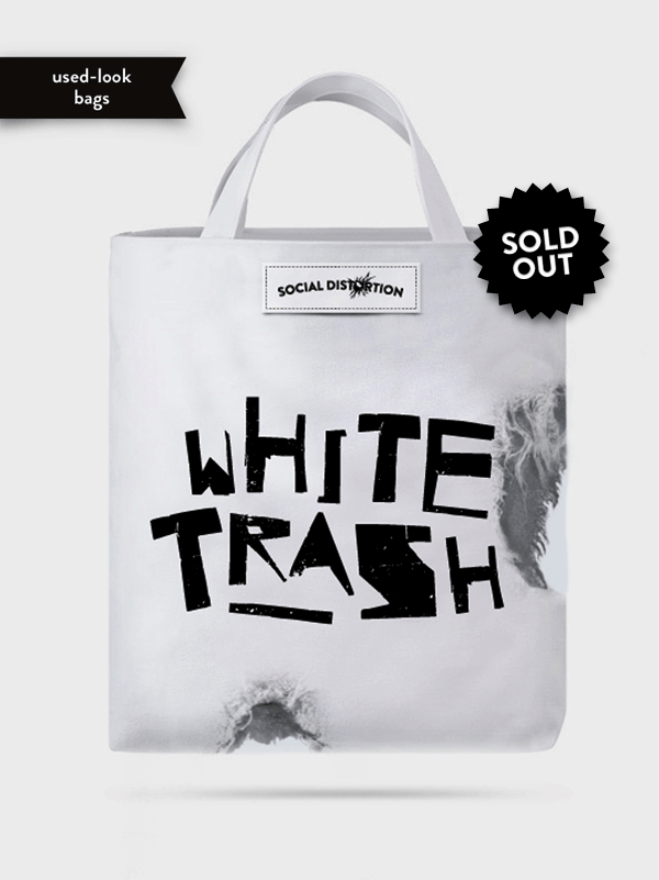Social Distortion LP cd trash White punk rock logo type campaign ads idea concept Promotion design