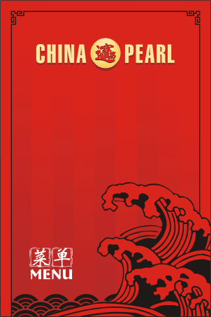 chinese  Oriental print menu Sign Board