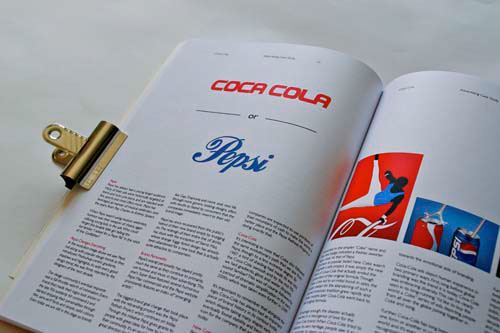 Coca-Cola Case Study publication Bookbinding product