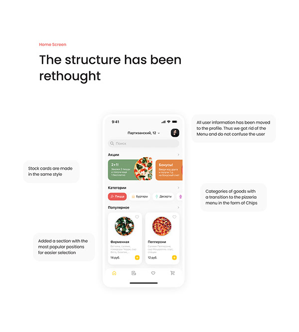 Food Delivery App | Redesign