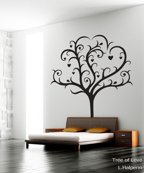 Wall Decal trees Vector Illustration