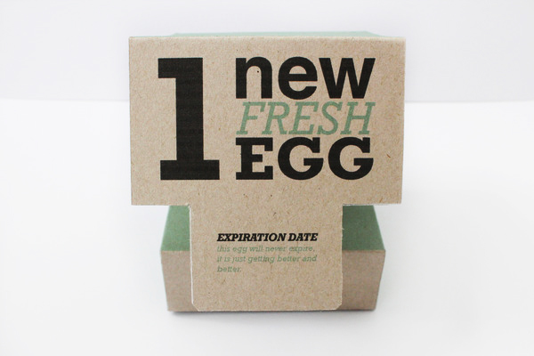 packaging design  self promtion egg  green egyptienne