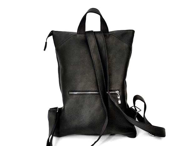 leather backpack on Behance