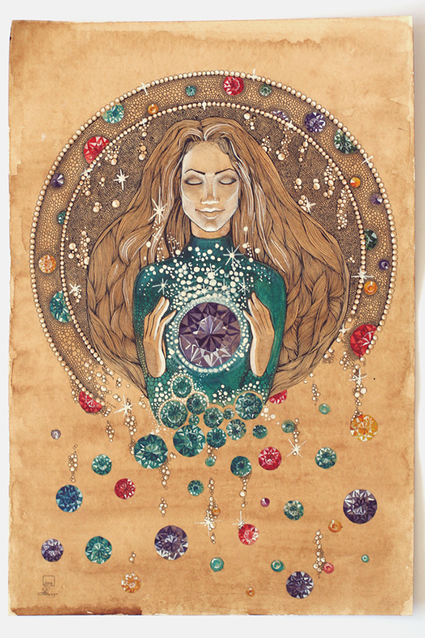 Jewelled Drawing. Magic is All Around Us | 2013 on Behance