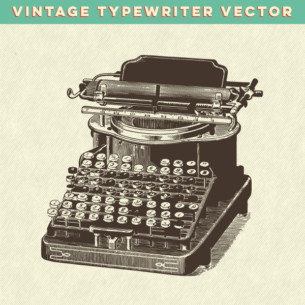 vintage Retro antique typewriter type Blog blogging 