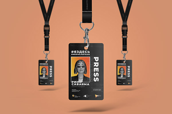 ID CARD BADGE FOR MEDIALABTEAM