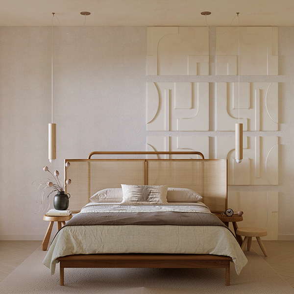 Bedroom - modern minimalism Design Visualization
