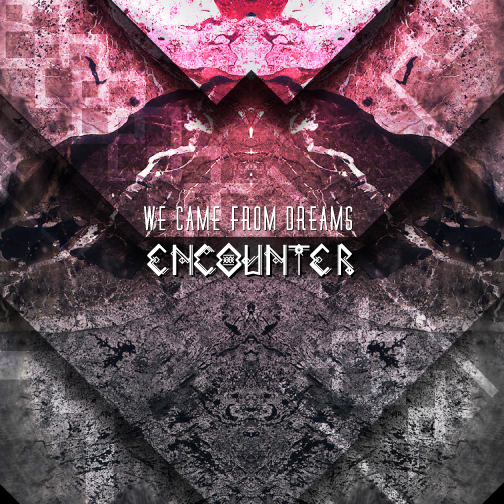 band  encounter  space Travel Ancient mayan old brand Web design type pink earth texture featured